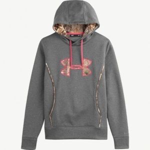 Under Armour Grey, Pink and Realtree Hoodie